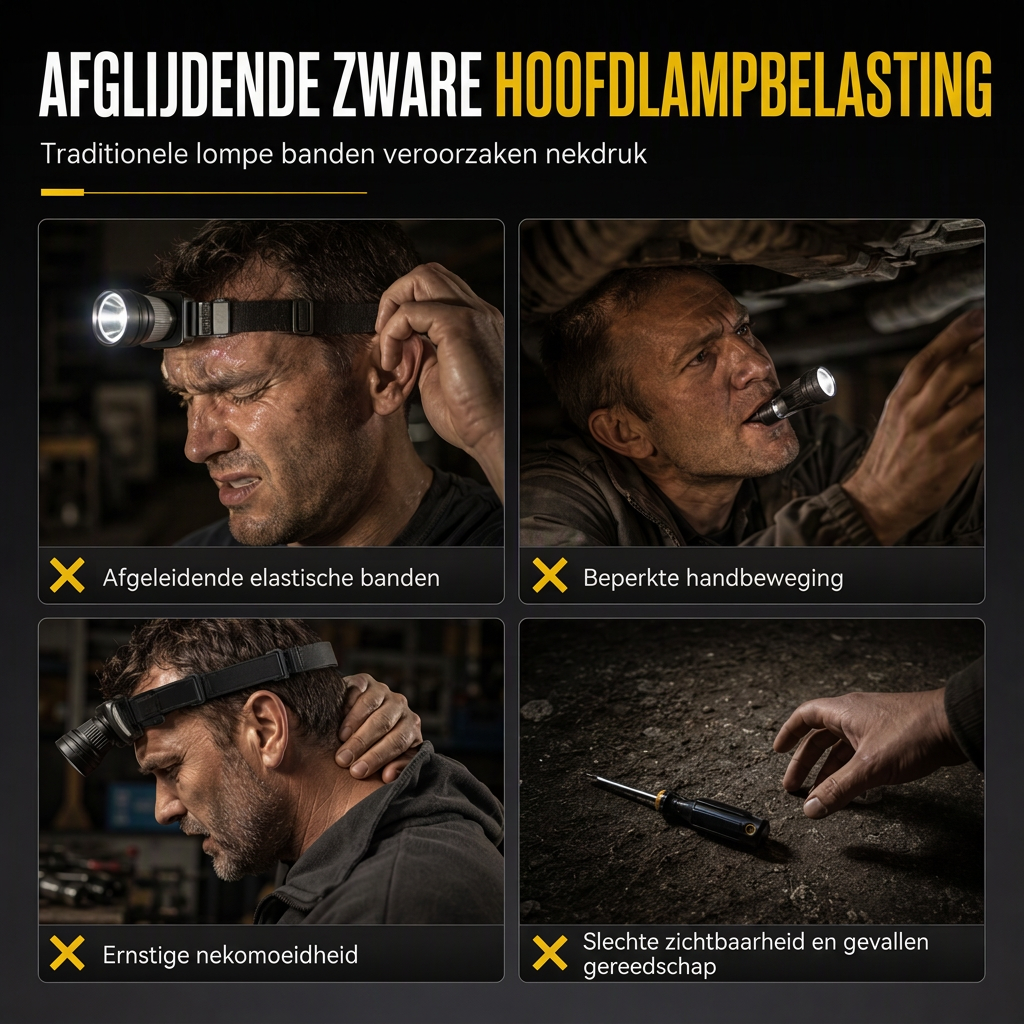 ⏳ Tijdelijke aanbieding ⏰👓 USB oplaadbare dubbelzijdige klembrilverlichting – 5 helderheidsstanden, handsfree ✨