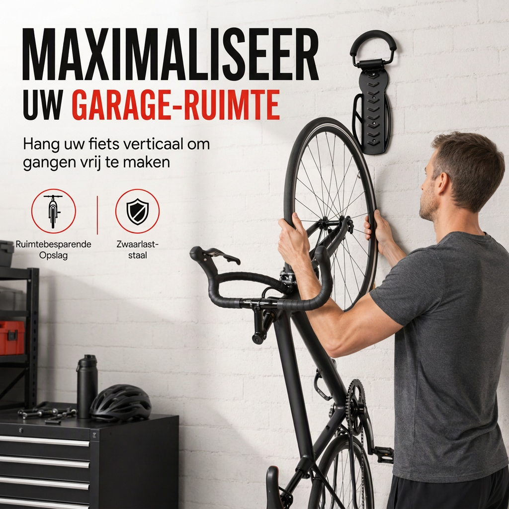 📢📢 BEPERKTE TIJDAANBIEDING: 50% KORTING ⏰ Verstelbare muur gemonteerde fietsenhanger voor binnen, fietsopslagrekhaak voor mountainbikes