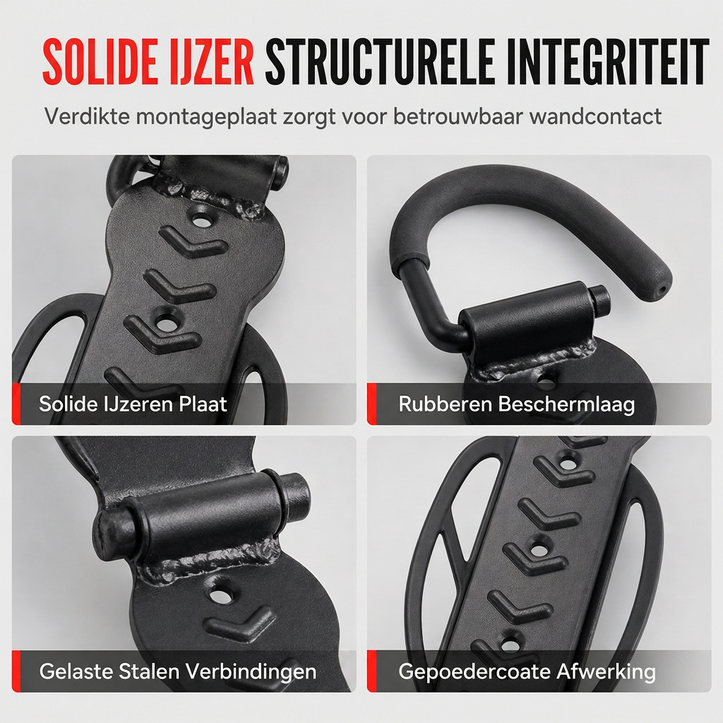 📢📢 BEPERKTE TIJDAANBIEDING: 50% KORTING ⏰ Verstelbare muur gemonteerde fietsenhanger voor binnen, fietsopslagrekhaak voor mountainbikes
