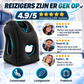✈️ TIJDELIJK 50% KORTING! ✨ Opblaasbaar ergonomisch uitgehold reis kussen – PVC-flock, snel op te blazen, met opbergtas