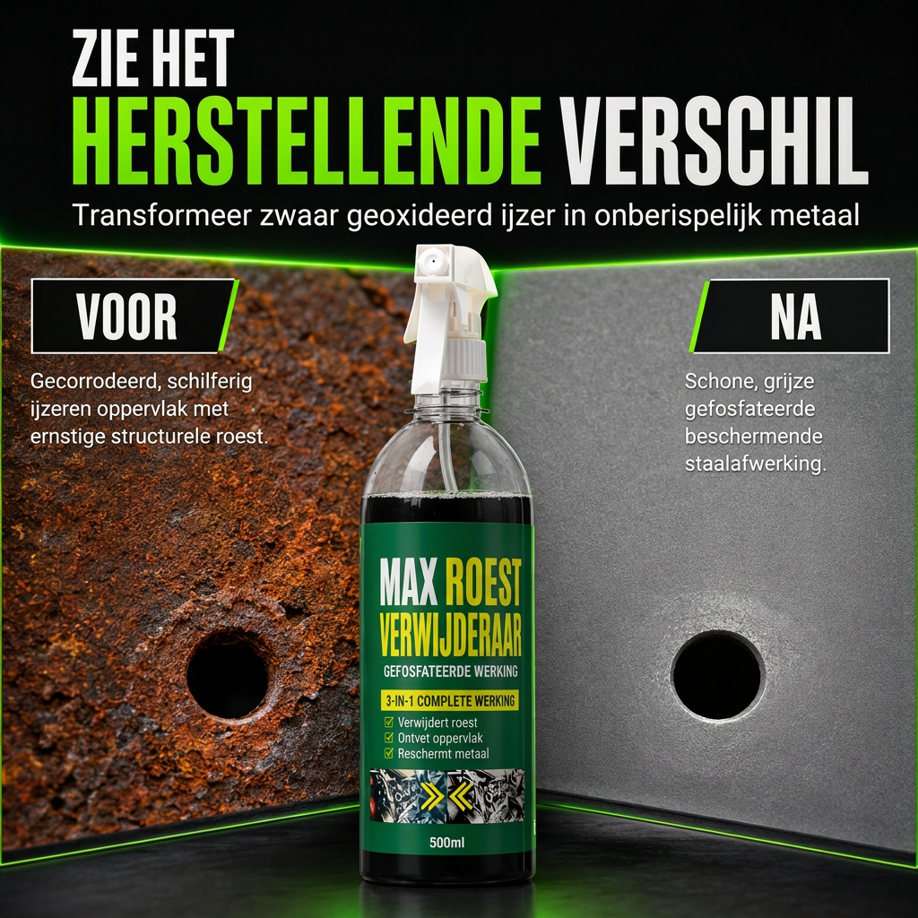 ⏳Beperkte Tijdelijke Aanbieding⏰3-in-1 Roestverwijderaar & Fosfateringsmiddel — Ontvetten, Roest Verwijderen & Voorkomen 💨