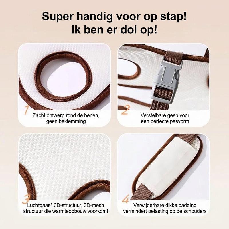 🐾 50% KORTING! 🎒 Draagbare huisdierendrager – Ademend schouder- en rugzakontwerp ✨