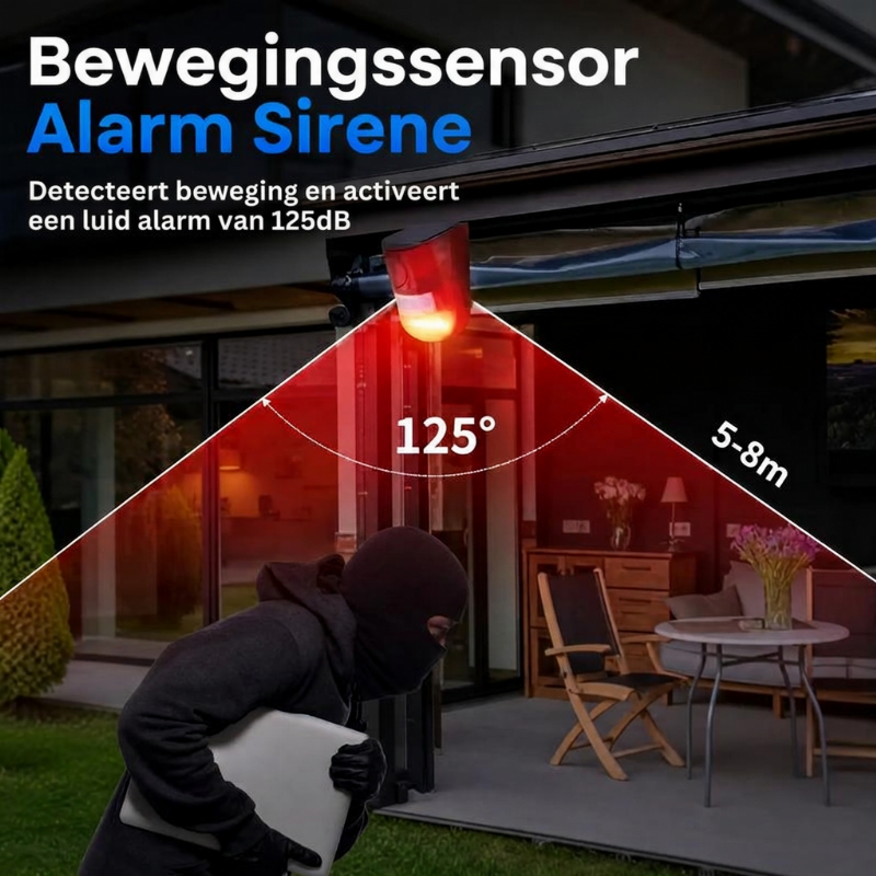 🔥 50% KORTING 🚨 🐗 Zonne-energie dierafweer: 110dB alarm, 6 LED-flits, bewegingssensor, IP65, voor tuin & boerderij