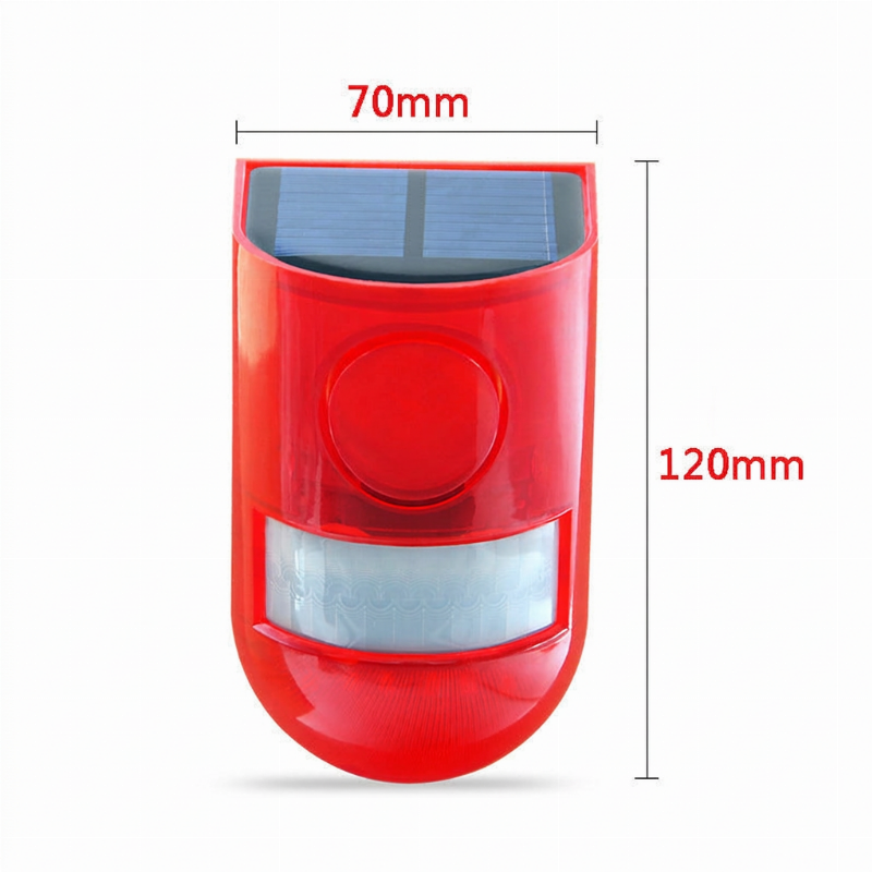 🔥 50% KORTING 🚨 🐗 Zonne-energie dierafweer: 110dB alarm, 6 LED-flits, bewegingssensor, IP65, voor tuin & boerderij