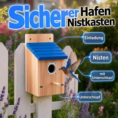 🐦Weerbestendig houten vogelhuisje voor buiten