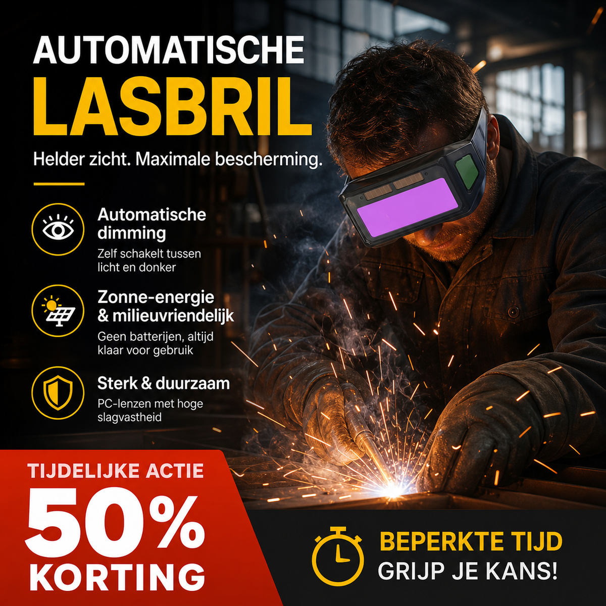 📣50% NU!!🔥2026 Nieuwe Brandlasveiligheidsbril